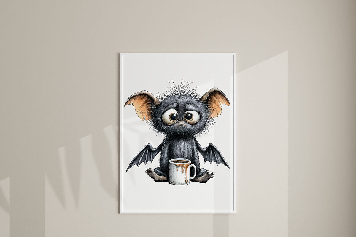 25 Quirky Bat Clipart, an Animal Illustration by Pati Charm Studio (Photo 8 of 8)