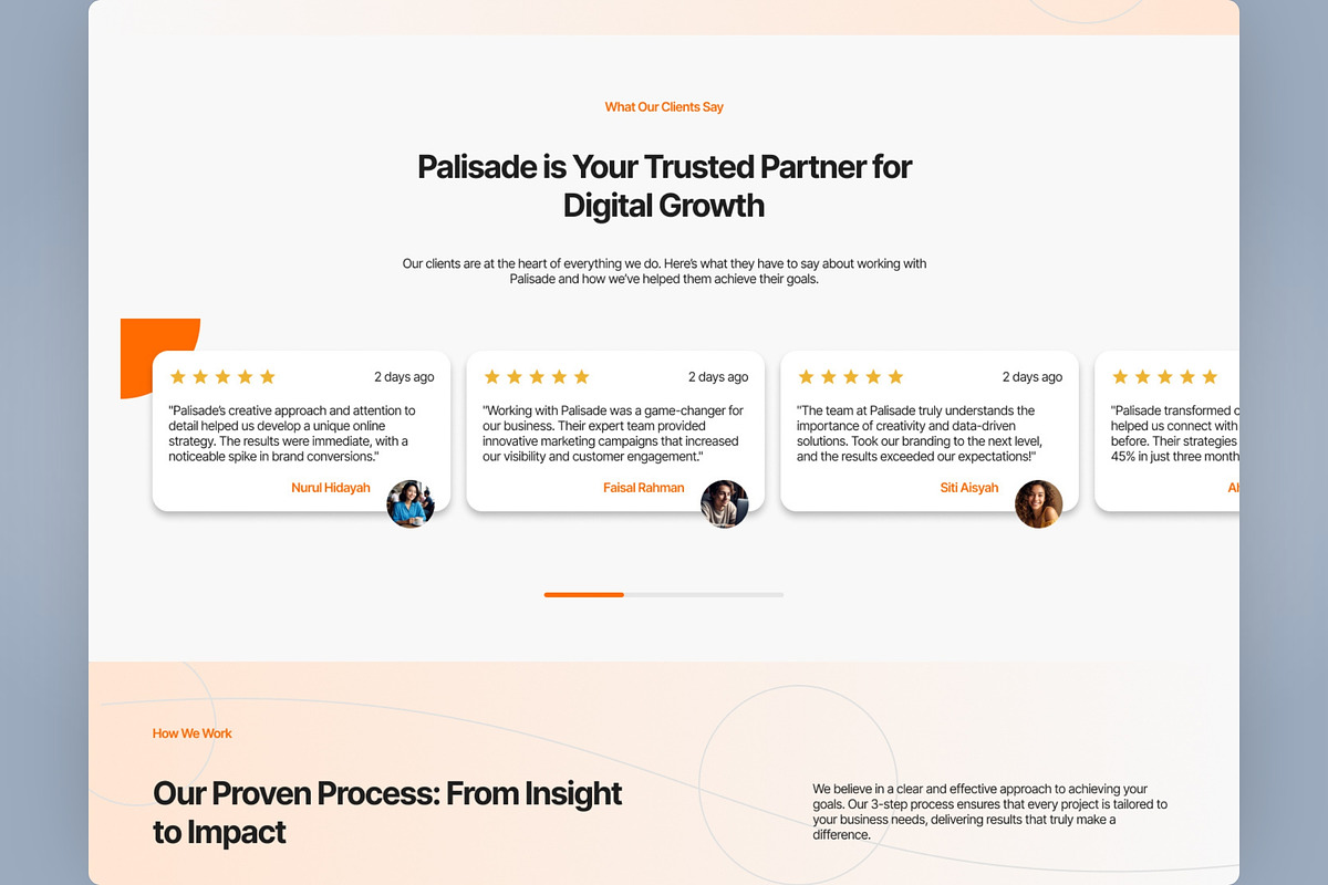 Digital Marketing Landing Page, a Landing Page Template by FIBRINOSÄ (Photo 3 of 6)