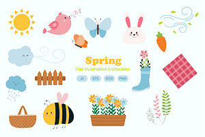 Spring Illustration Pack