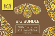 Big Bundle of Food Icons, an Icon by marusdesign (Thumbnail 1 of 2)