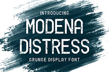 Modena Distress | Grunge Font