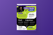 Dynamic Profile Creative CV Resume, a Resume Template by MMPixelCraft (Thumbnail 3 of 6)