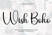 Wish Boho, a Handwritten Font by InermediaSTUDIO (Thumbnail 1 of 8)