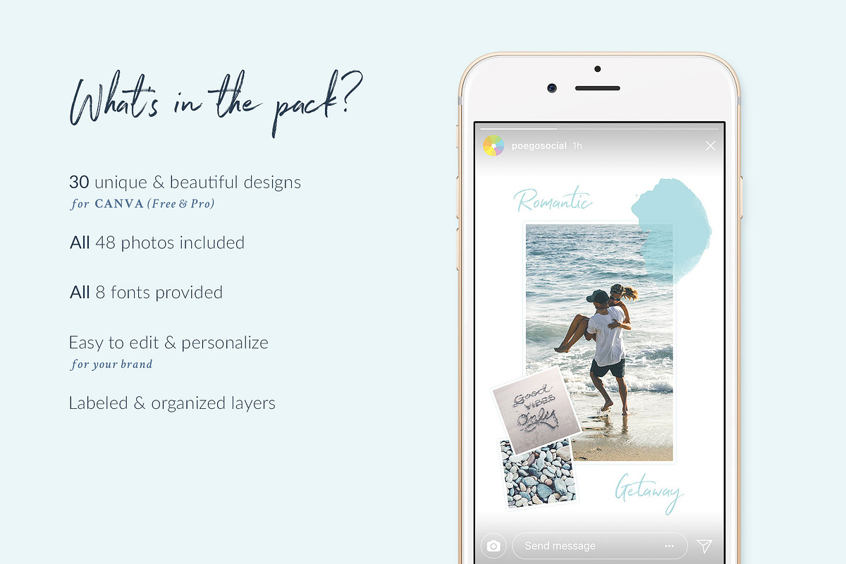 Instagram Stories Oceans | CANVA, a Social Media Template by Poego Social (Photo 2 of 12)