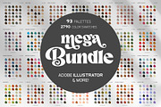 MEGA BUNDLE - 93 Adobe Palettes, a Palette Add-On by Jennadesigns (Thumbnail 1 of 17)