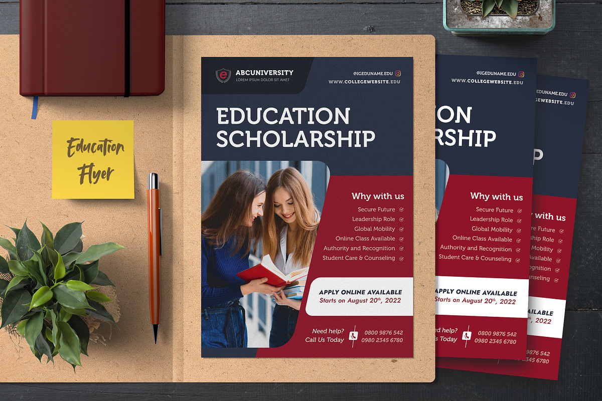 Education Flyer Template, a Flyer Template by Boostock