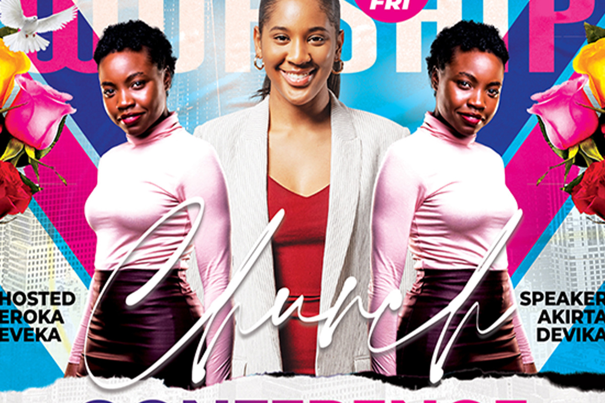 Women's Conference Flyer, image size:1200x800