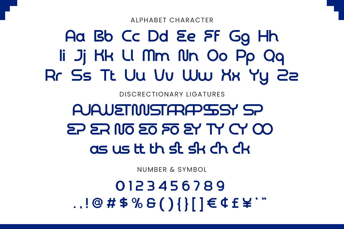 Eykons – Futuristic Sans Serif Font, a Font by roomspace creative lab (Photo 2 of 11)