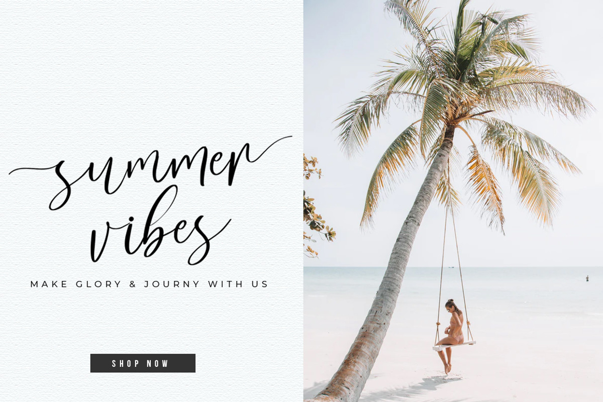 Suttimmos Script, a Script Font by Vultype Co. (Photo 4 of 10)