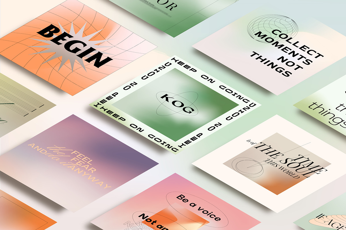 Energetic Instagram Quotes CANVA, a Social Media Template by Kimo Studio (Photo 2 of 11)