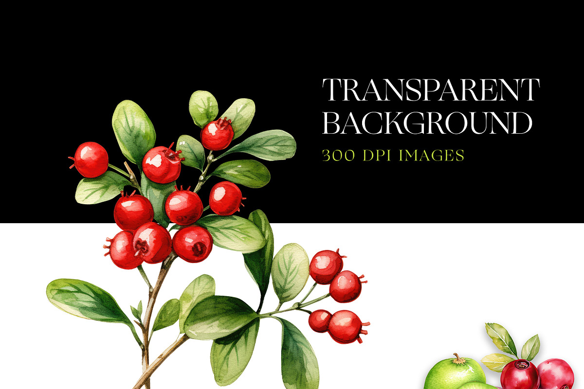 Watercolor Berry Clipart, Strawberry, a Food Illustration by BrushstrokeArtGB (Photo 6 of 9)