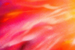 Gradient color graffiti background with abstract spray paint texture. Modern ur, an Abstract Photo by Eugene_Photo