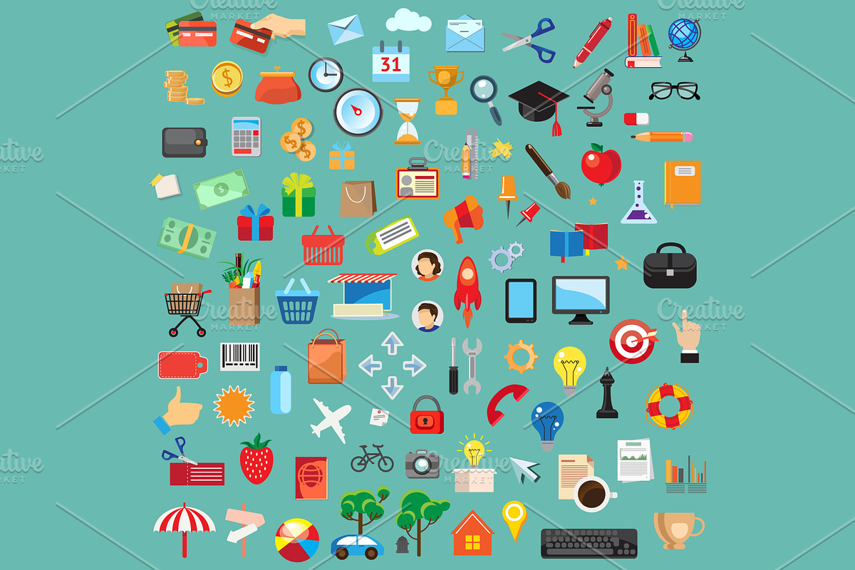 Universal vector icons