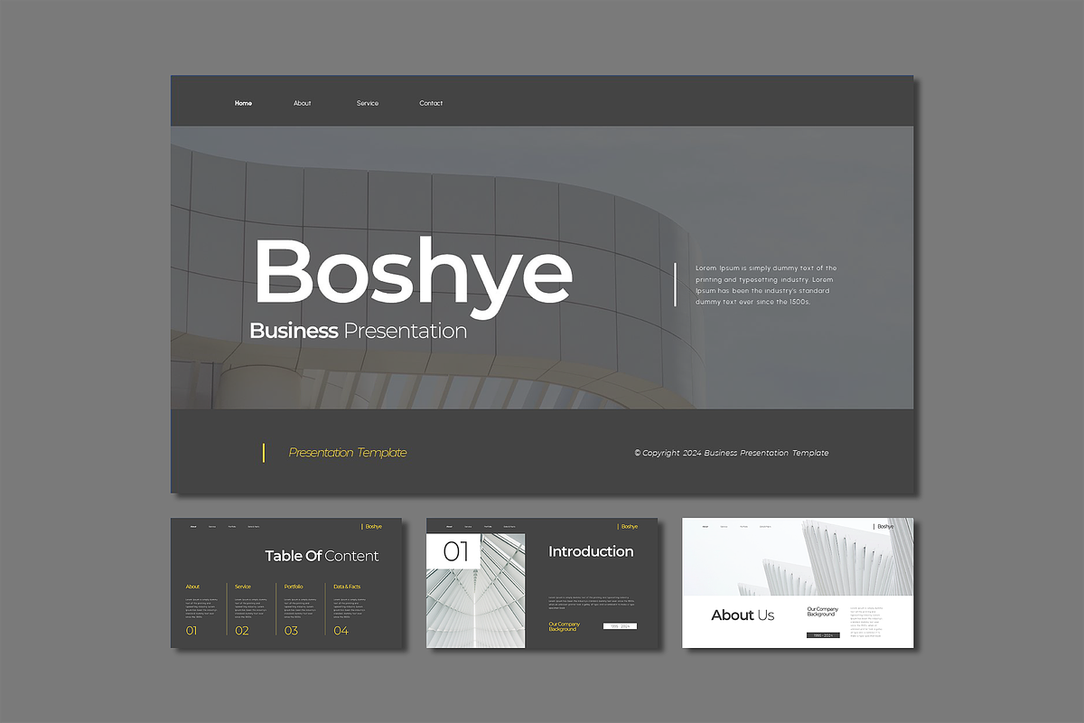 Business Google Slides Presentation, a Presentation Template by VanillineGraph (Photo 2 of 6)