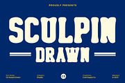 CS Sculpin Drawn, a Sans Serif Font by Craft Supply Co. (Thumbnail 1 of 8)