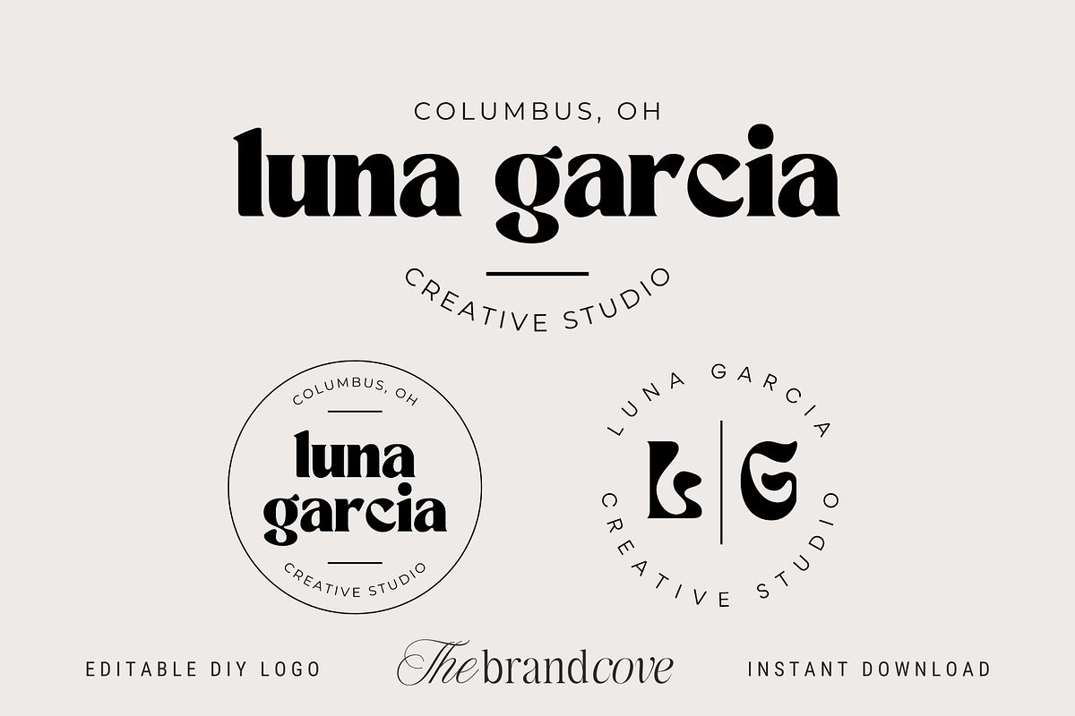DIY Creative Studio Logo Set, a Branding & Logo Template by thebrandcove (Photo 1 of 8)