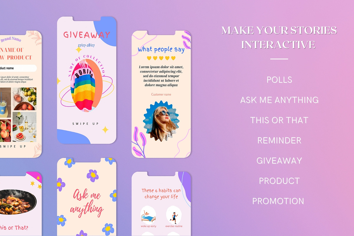 50% OFF Instagram Bundle| Canva, a Social Media Template by DesignbySamVN (Photo 8 of 10)