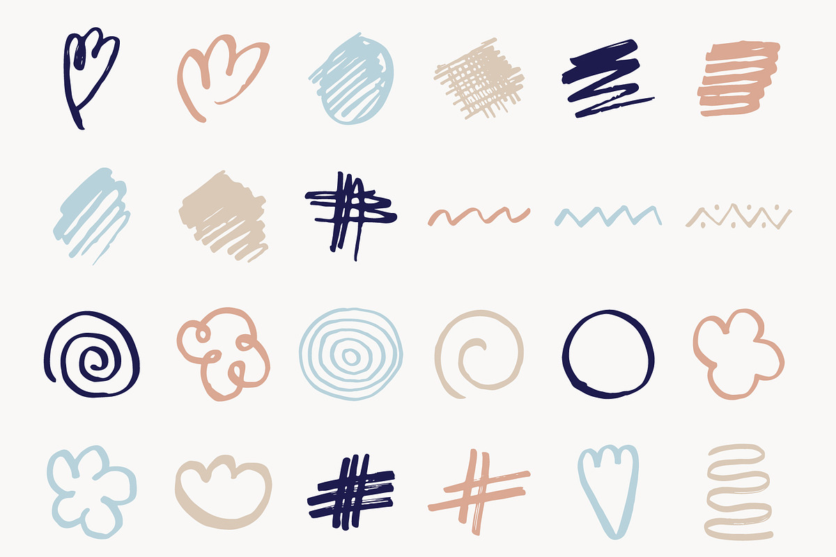 Boho & Abstract Doodles, a Person Illustration by Paulina Sara Design (Photo 15 of 23)