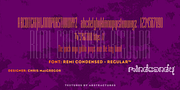 Remi Condensed™, a Sans Serif Font by MINDCANDY (Thumbnail 1 of 4)