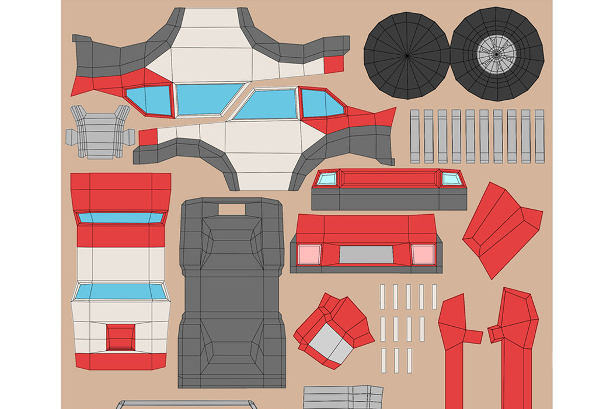 Cartoon Racing Jeep Low Poly, a Cars & Vehicle 3D Model by Low Poly Lab (Photo 7 of 7)