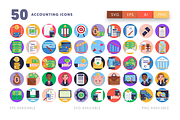 50 Accounting Icons, an Outline Icon by Dighital (Thumbnail 2 of 10)