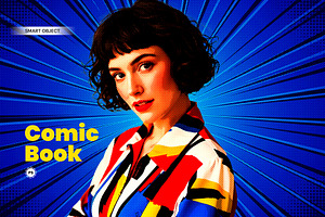 Comic Book Photo Effect, a Layer Style Add-On by graphypix