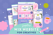 Wix Website Template | Cute Creative, a Wix Template by Design Pixie (Thumbnail 1 of 8)