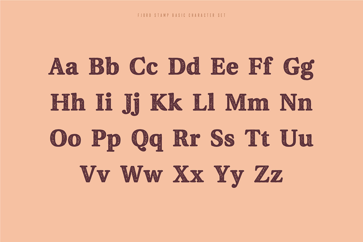 Fjord - Soft Fat Serif Font preview 8