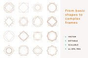64 Geometric Abstract Frames, a Graphic by Graphicsfuel (Thumbnail 4 of 8)