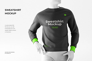 Sweatshirt Mockup, a Shirt Mockup by zpackcreative