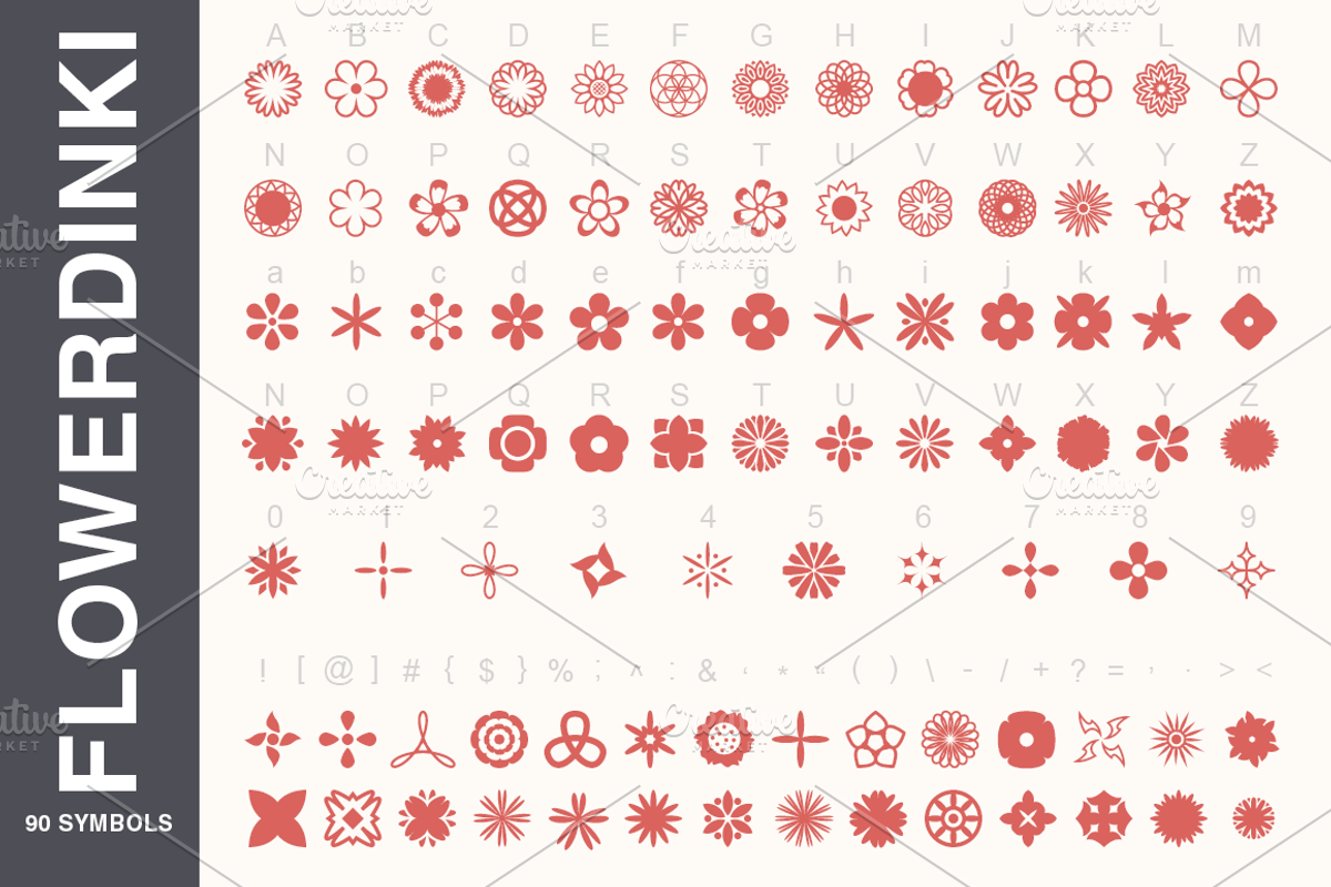 Symbols Font Collection - 450 Shapes preview 6