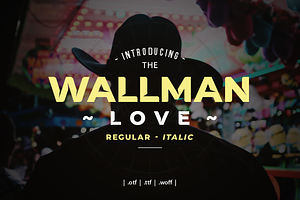 Wallman Love Display Font