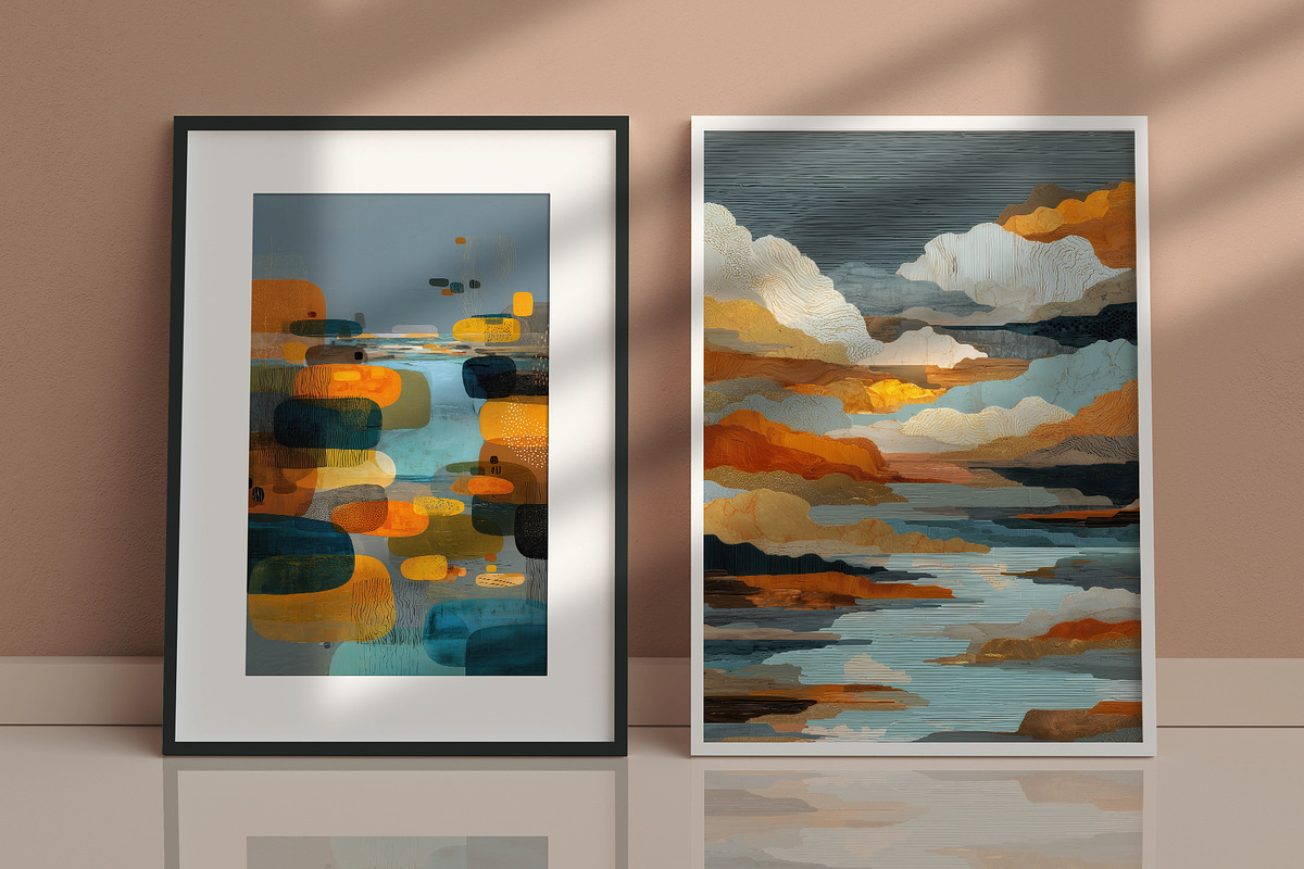 Geometric Abstract Illustration 1, a Decorative Illustration by Housui Patterns (Photo 6 of 10)