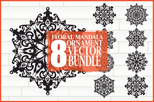 Mandala Laser Cut Files, an Illustration by balal