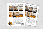 Real Estate Just Listed Flyer, a Flyer Template by GraphiqueGlow (Thumbnail 1 of 6)