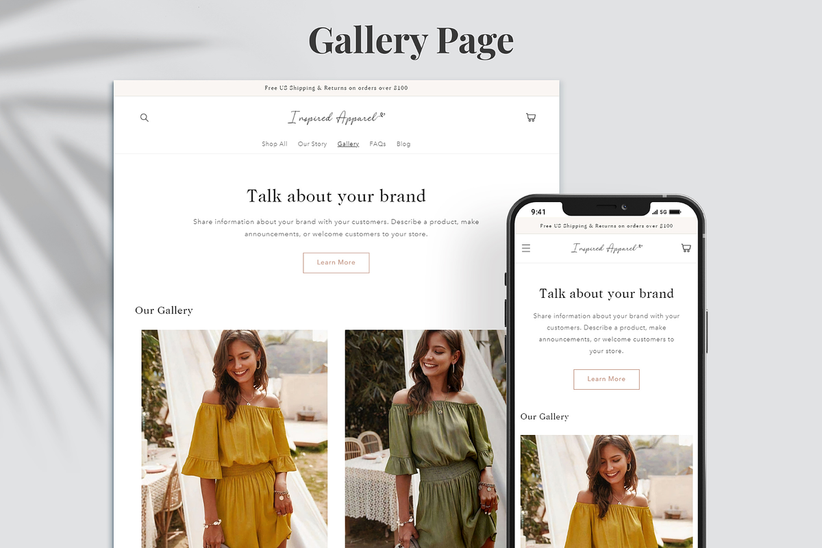 Apparel - Boho Fashion Shopify Theme, a Templates & Theme by InspiredTheme (Photo 5 of 9)