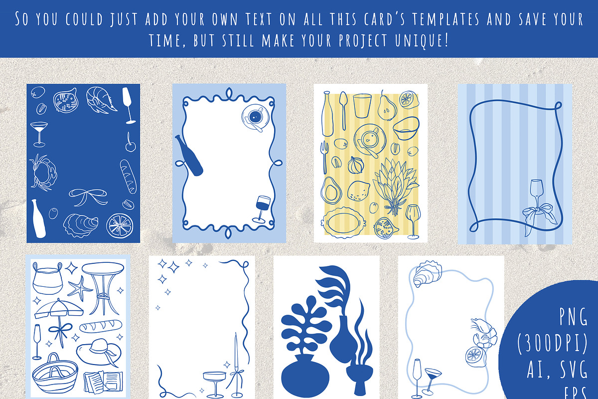 Mediterranean Party Collection, a Decorative Illustration by Nataly_is_Drawing (Photo 7 of 11)