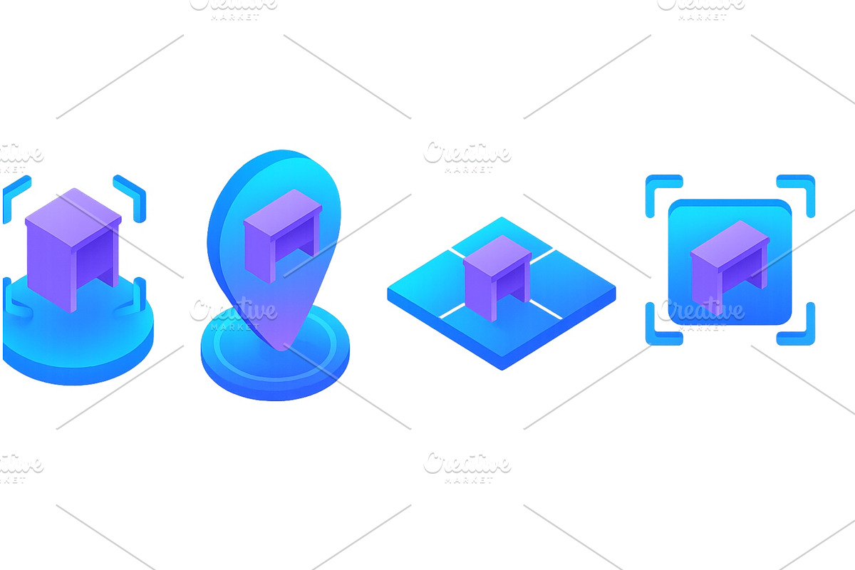 Digital design elements showcasing a, an Object Illustration by ZinetroN