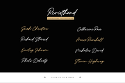 Revisthond Handwritten Script, a Script Font by Namara Creative Studio (Thumbnail 8 of 12)