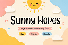 Sunny Hopes handwritten display font
