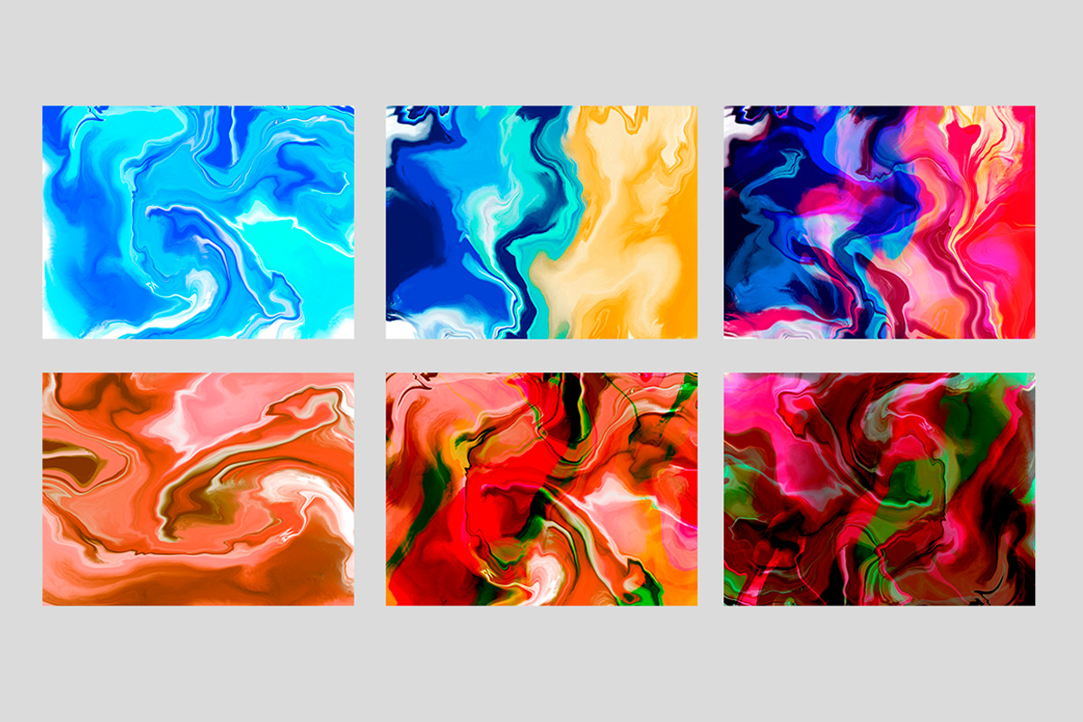 Fluid art design Collection, a Texture Graphic by ViktoriaLapshyna (Photo 5 of 16)