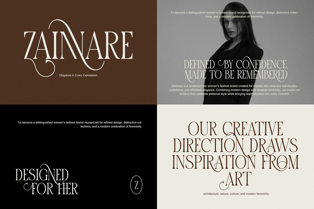 Ahira Brond Contrast Serif Font, a Serif Font by Graphicxell (Photo 3 of 8)