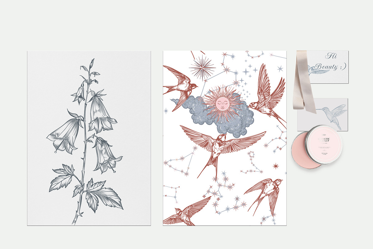 Floral Patterns & Vector Elements, a Decorative Illustration by FleurArt (Photo 6 of 6)