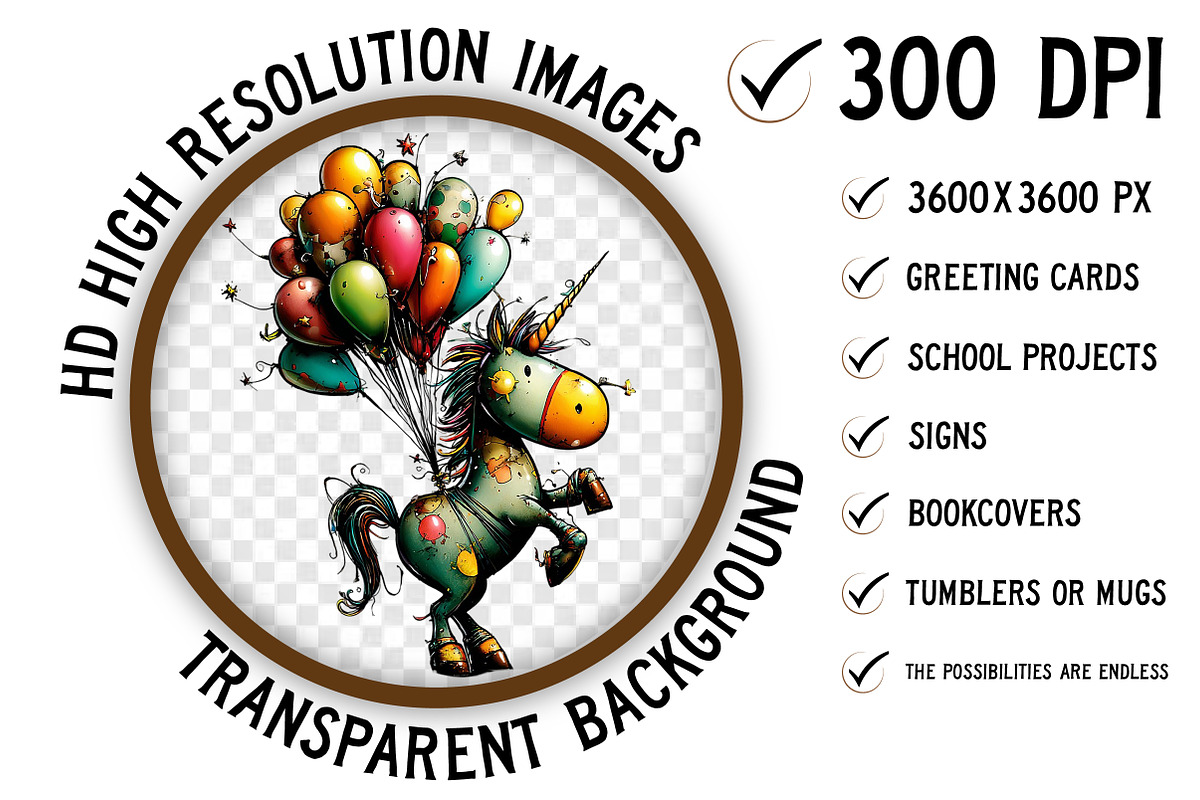 Whimsical Birthday Animal Clipart, an Illustration by Craft Nest (Photo 4 of 8)