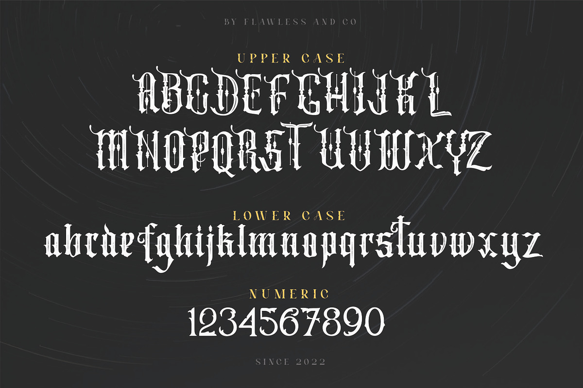 Bartley - Blackletter Font Type, a Blackletter Font by Flawless And Co (Photo 2 of 10)