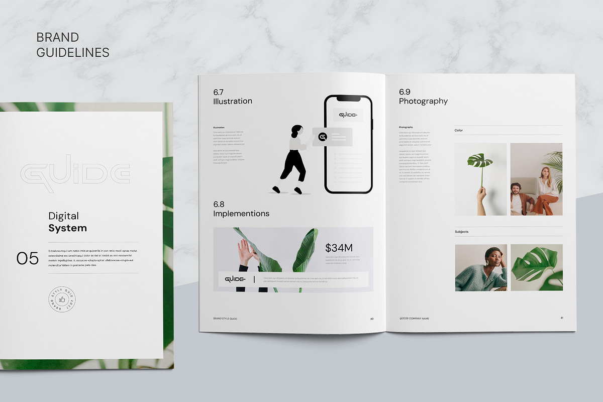 Brand Manual | CANVA, a Brochure Template by KreateTribe (Photo 6 of 15)