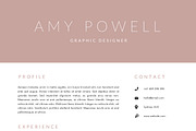 3 Page Resume Template | INDD + DOCX, a Resume Template by BlackDotResumes (Thumbnail 4 of 5)