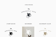 Dog Puppy Sprightly Logo, a Branding & Logo Template by Brand Society (Thumbnail 3 of 4)