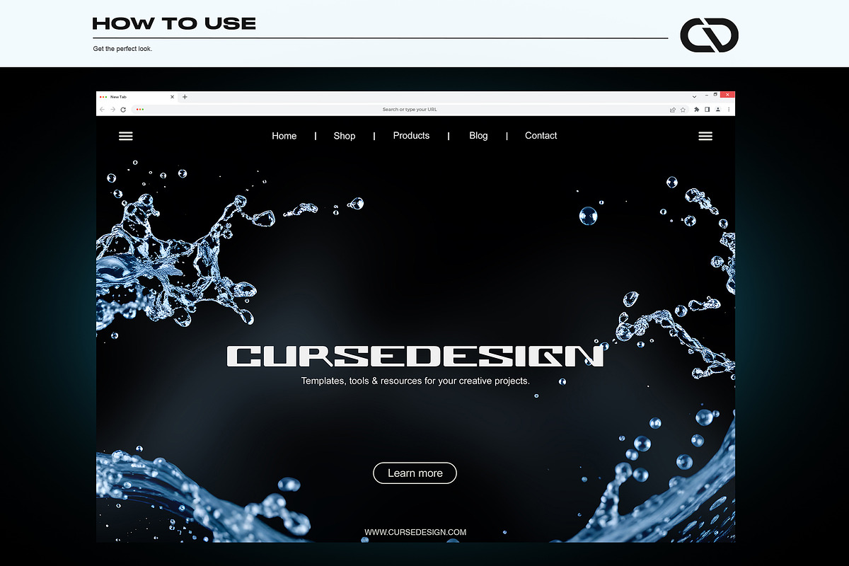 Water Splash Overlays, a Texture Graphic by Cursedesign (Photo 5 of 5)