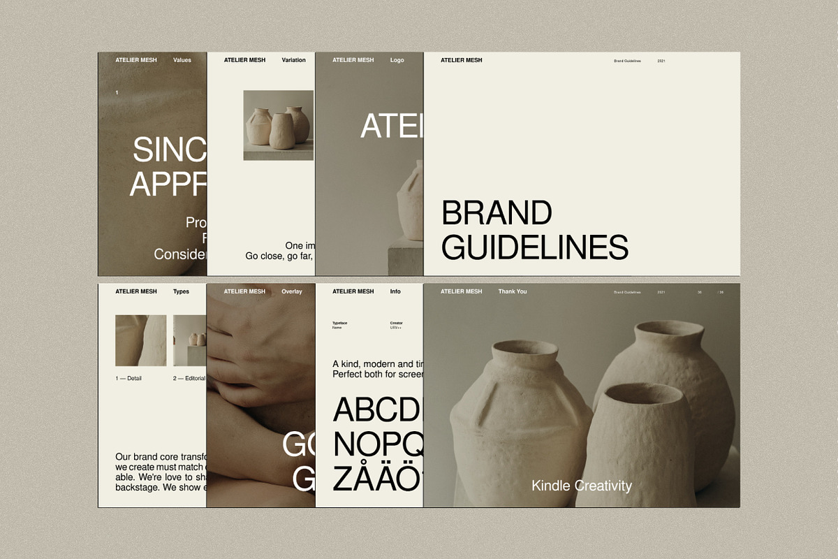 Brand Guidelines Template | InDesign, a Presentation Template by Studio Viita (Photo 4 of 11)
